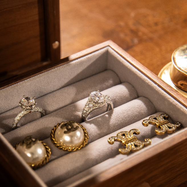 Boîte à bijoux en bois - L’Écrin Vertical Élancé