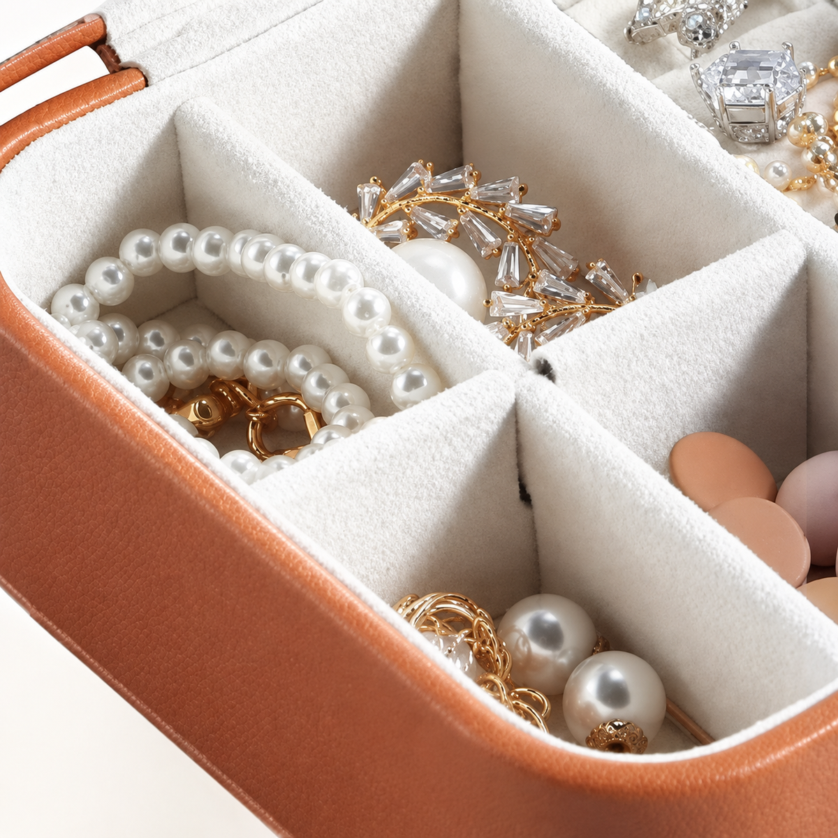Boîte à bijoux de voyage - L’Écrin Pétale