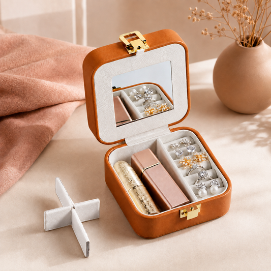 Boîte à bijoux de voyage - L’Écrin Pétale