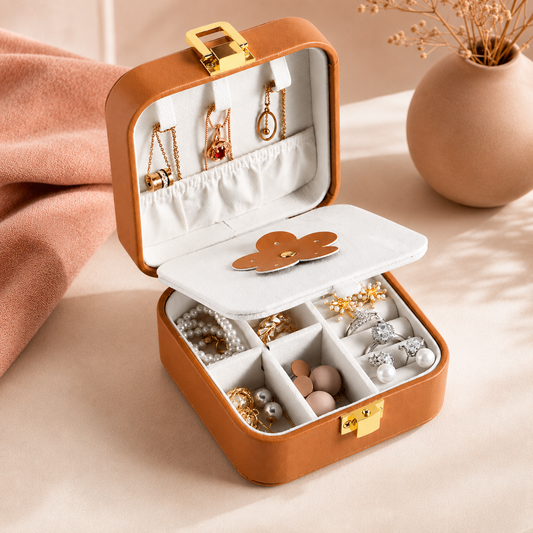 Boîte à bijoux de voyage - L’Écrin Pétale