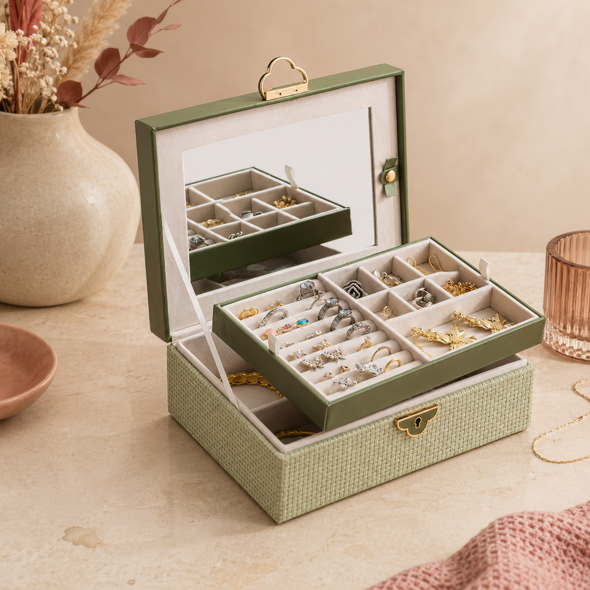 Boîte à bijoux pour femme - L’Écrin Léonie