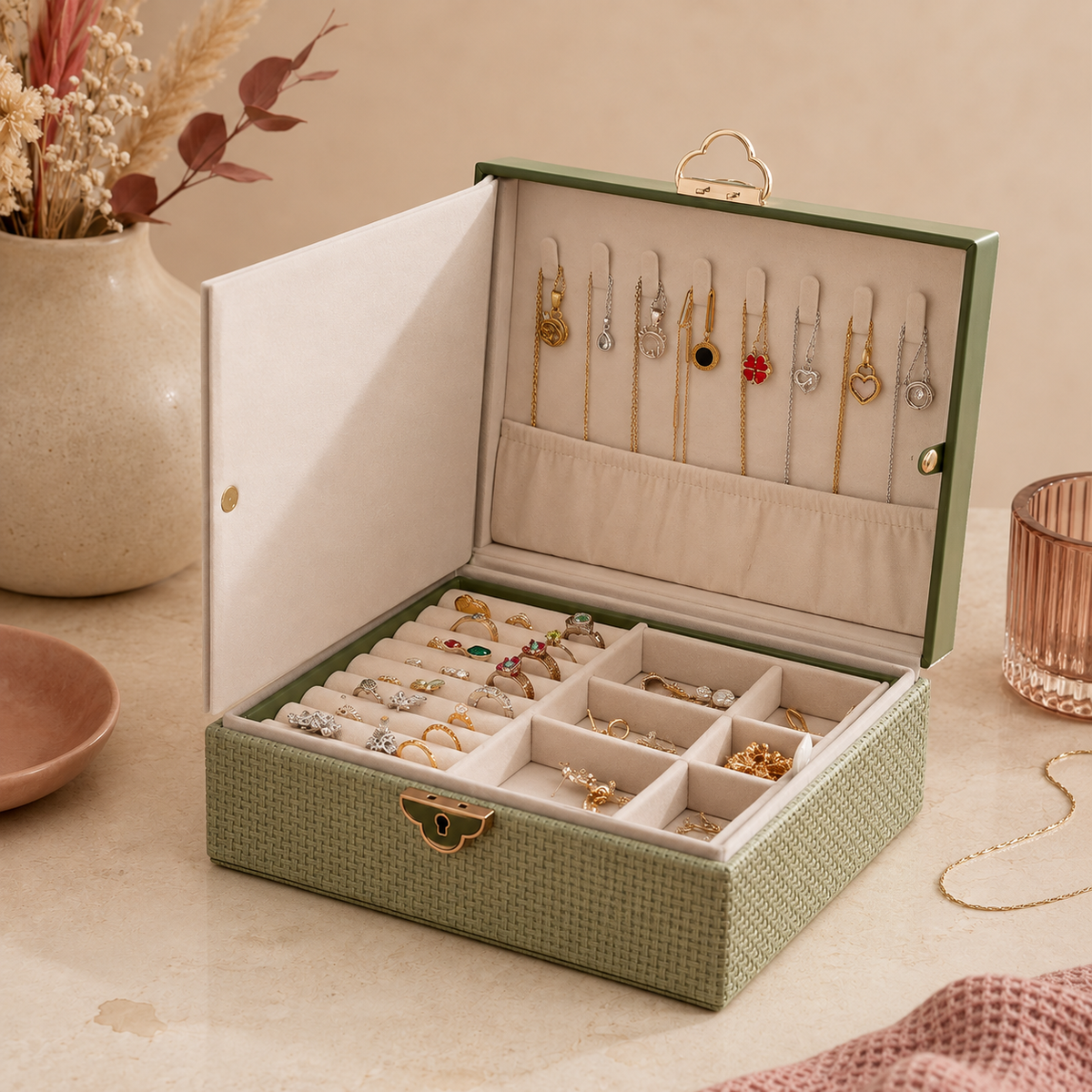 Boîte à bijoux pour femme - L’Écrin Léonie