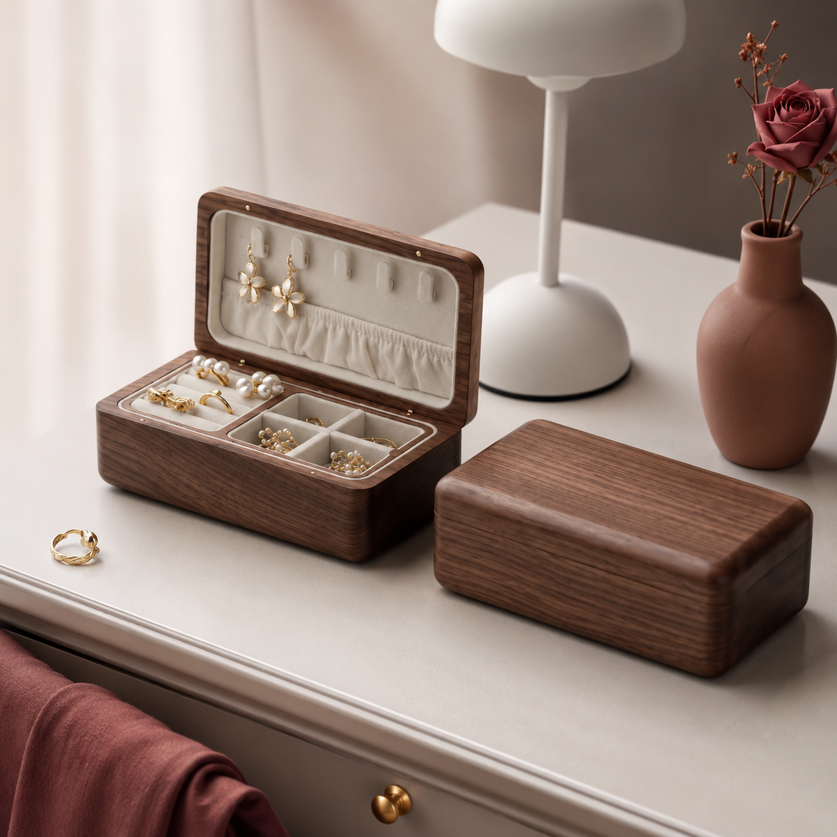 Boîte à bijoux en bois - L’Écrin Alba
