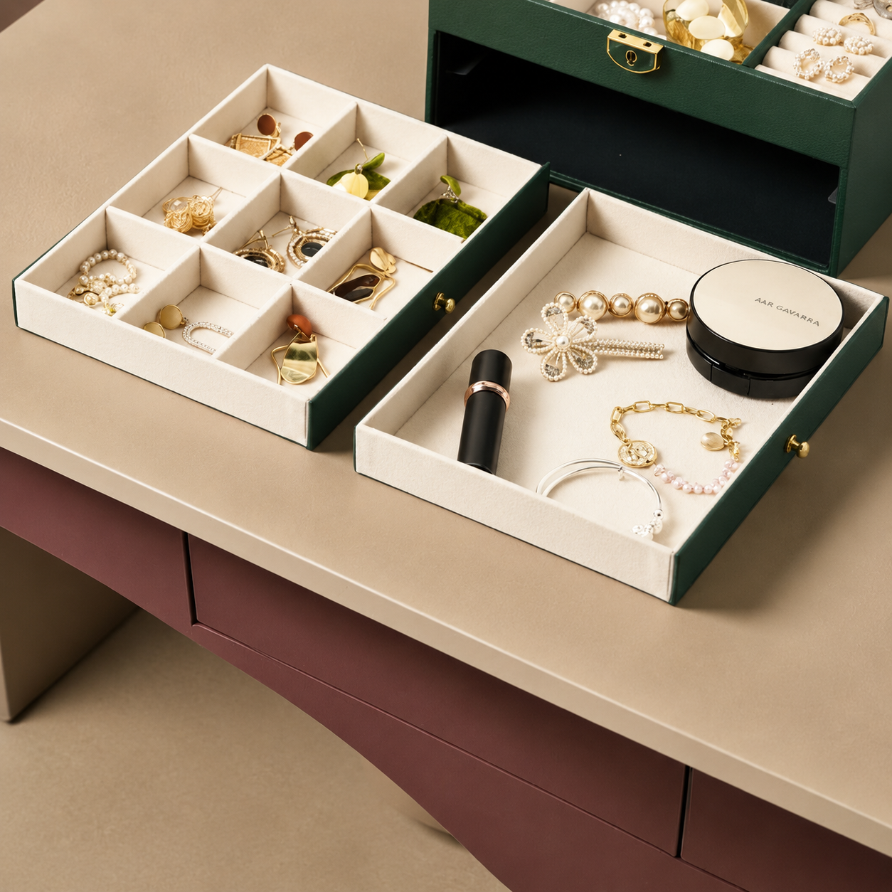 Boîte à bijoux pour femme - L’Écrin Camélia