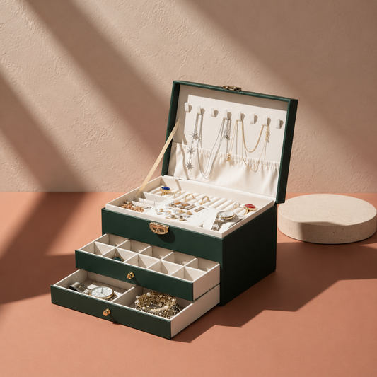 Boîte à bijoux pour femme - L’Écrin Camélia
