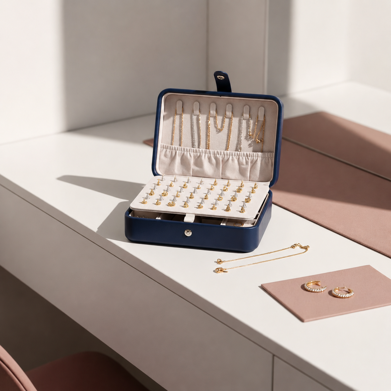 Boîte à bijoux de voyage - L’Écrin Riviera