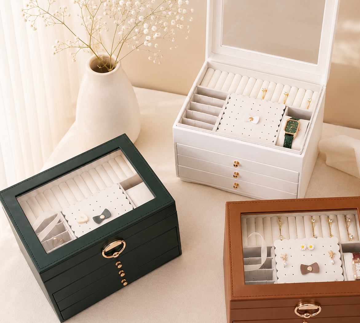 Boîte à bijoux pour femme - L’Écrin Lucienne