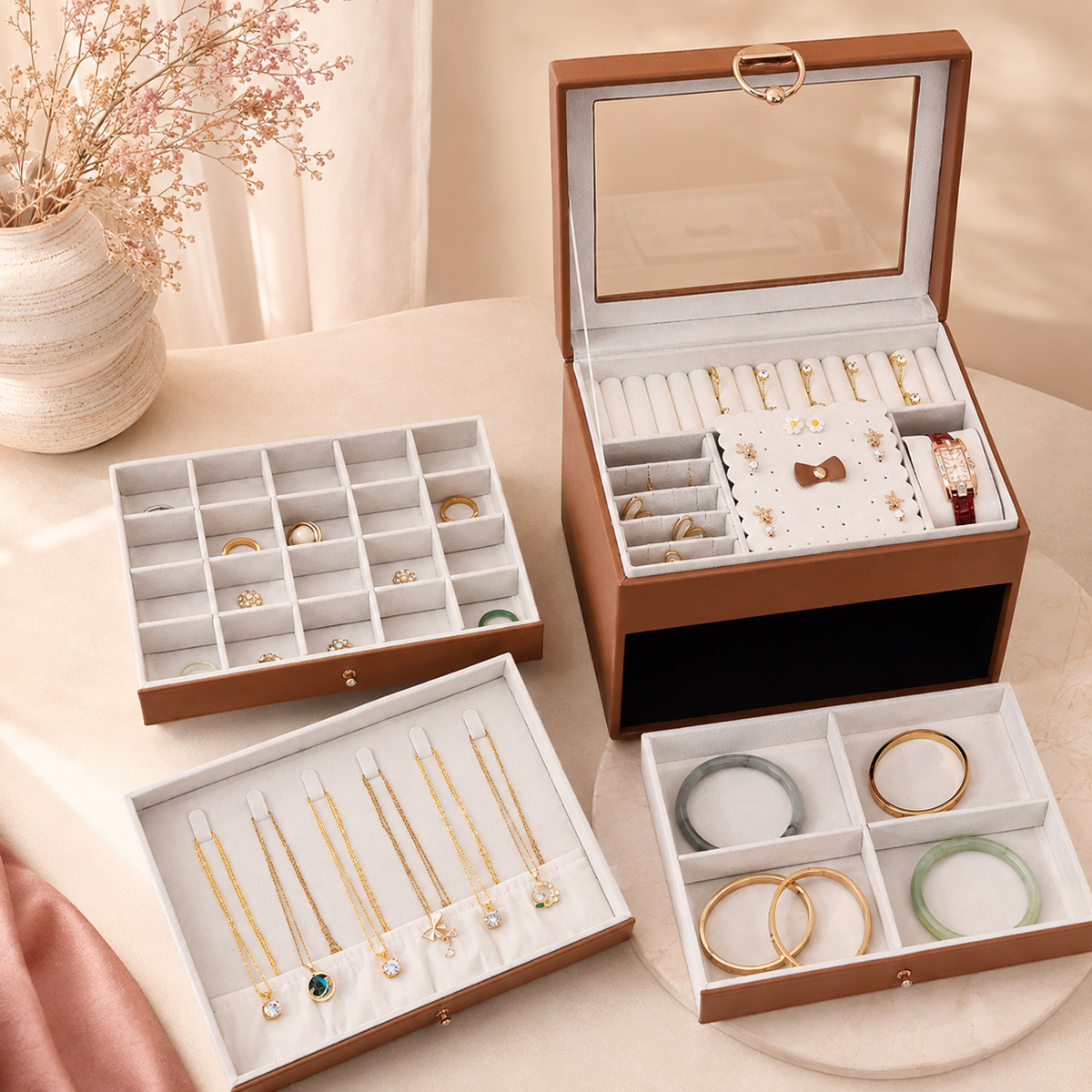 Boîte à bijoux pour femme - L’Écrin Lucienne