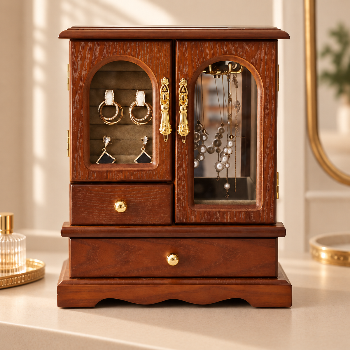 Boîte à bijoux en bois - L’Écrin Rosalie