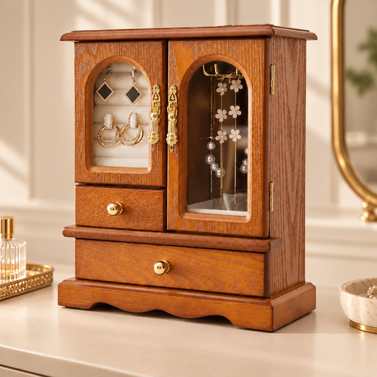 Boîte à bijoux en bois - L’Écrin Rosalie