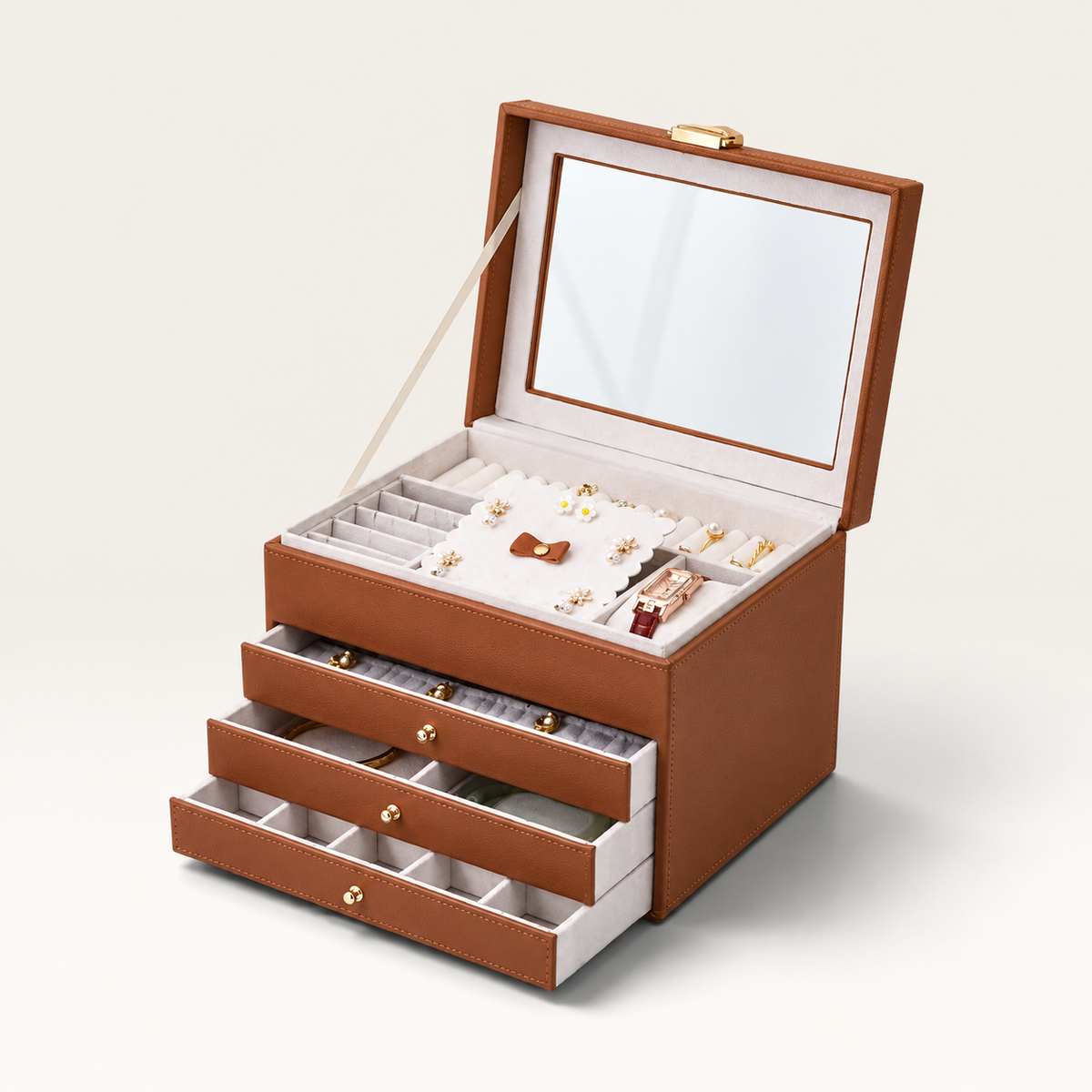 Boîte à bijoux pour femme - L’Écrin Lucienne