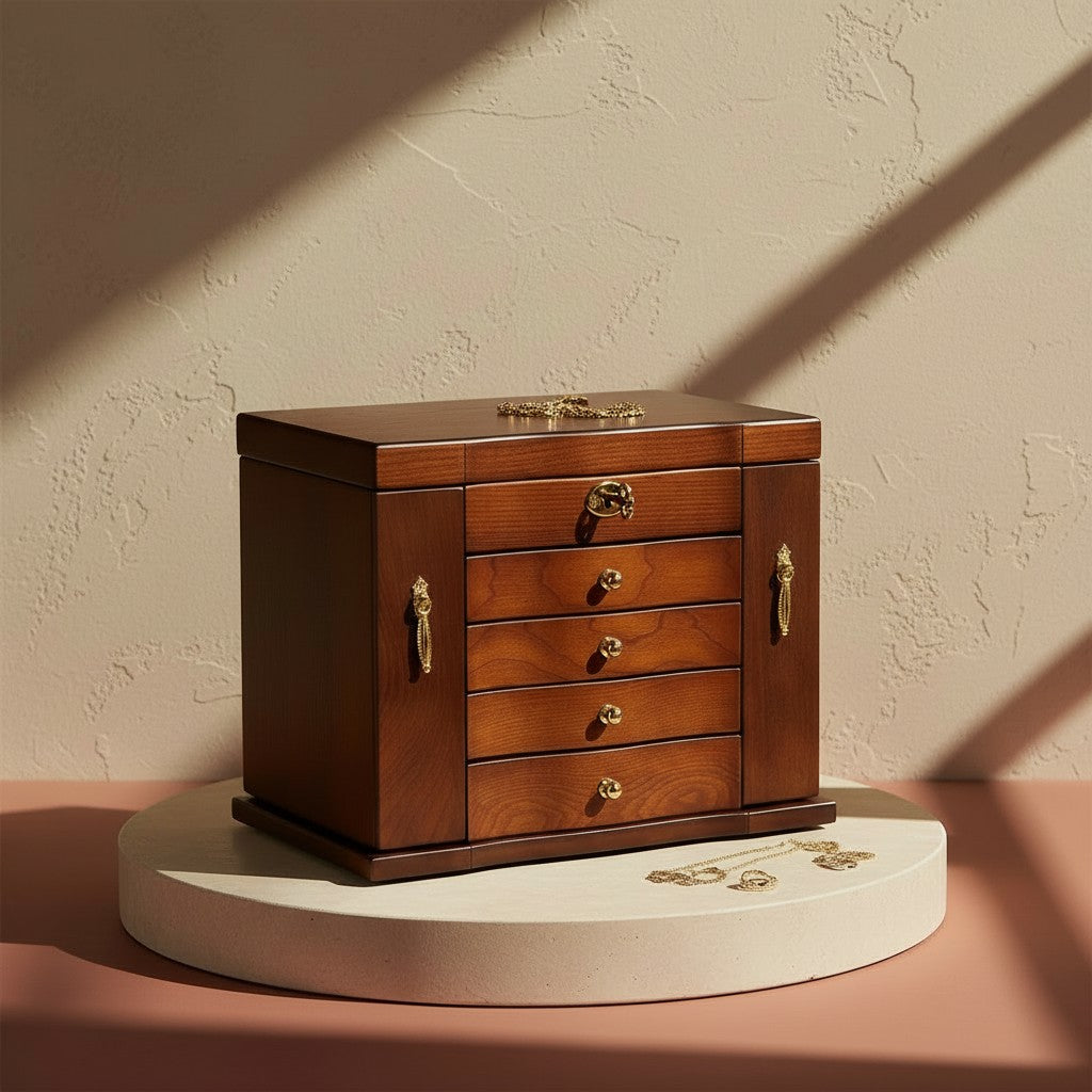 Boîte à bijoux en bois - L’Écrin Victoria