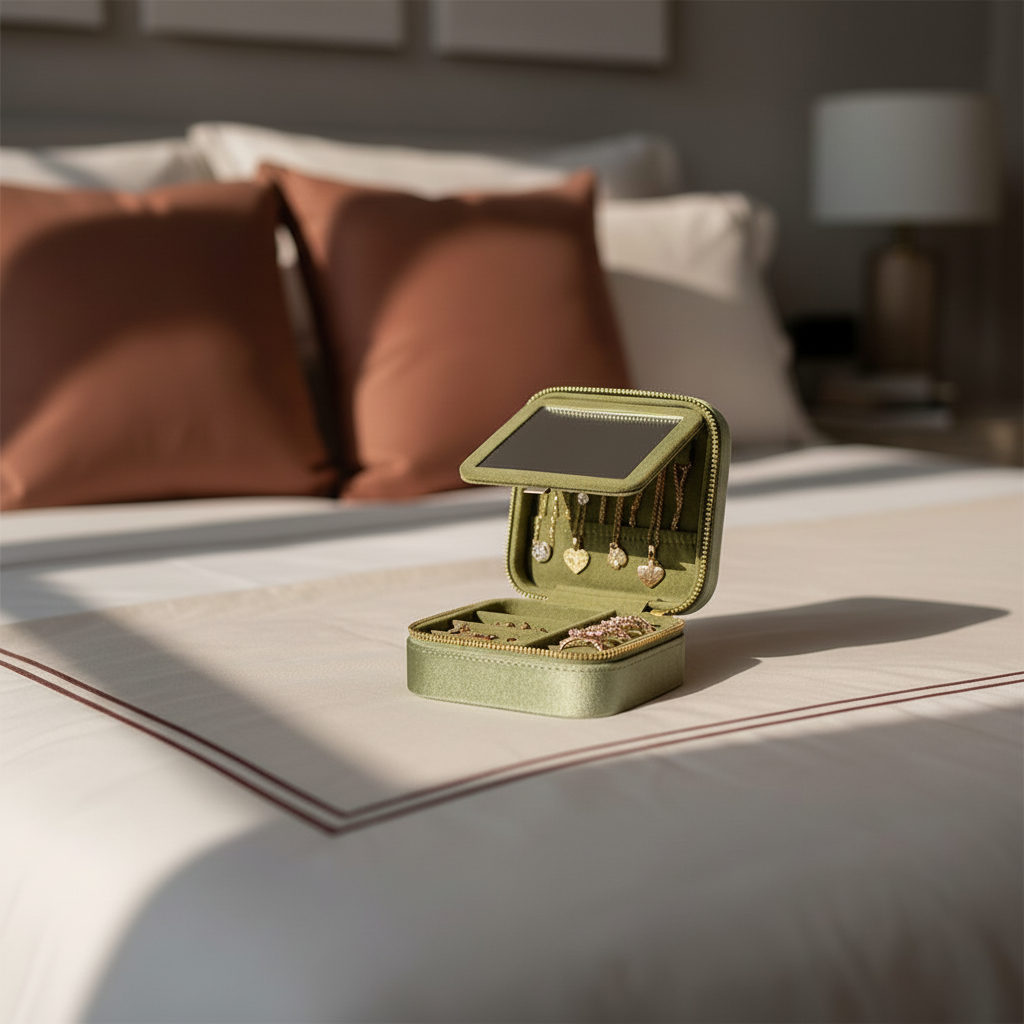 Boîte à bijoux de voyage - L’Écrin Capsule