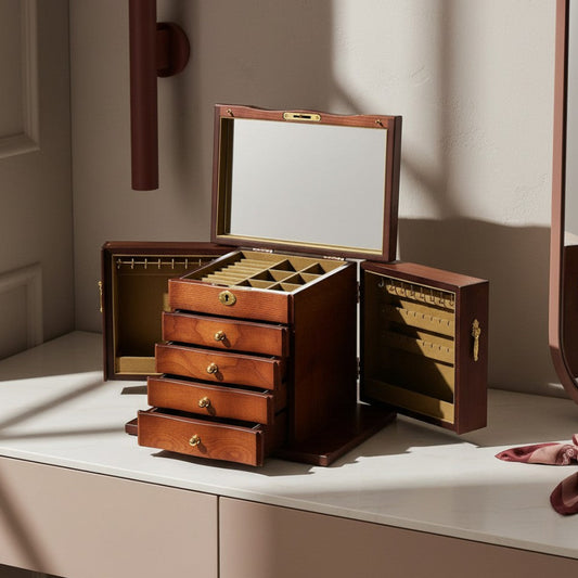 Boîte à bijoux en bois - L’Écrin Victoria