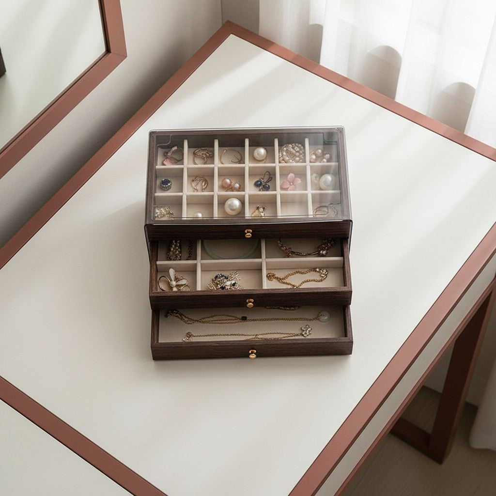 Boîte à bijoux en bois - L'Écrin Signature