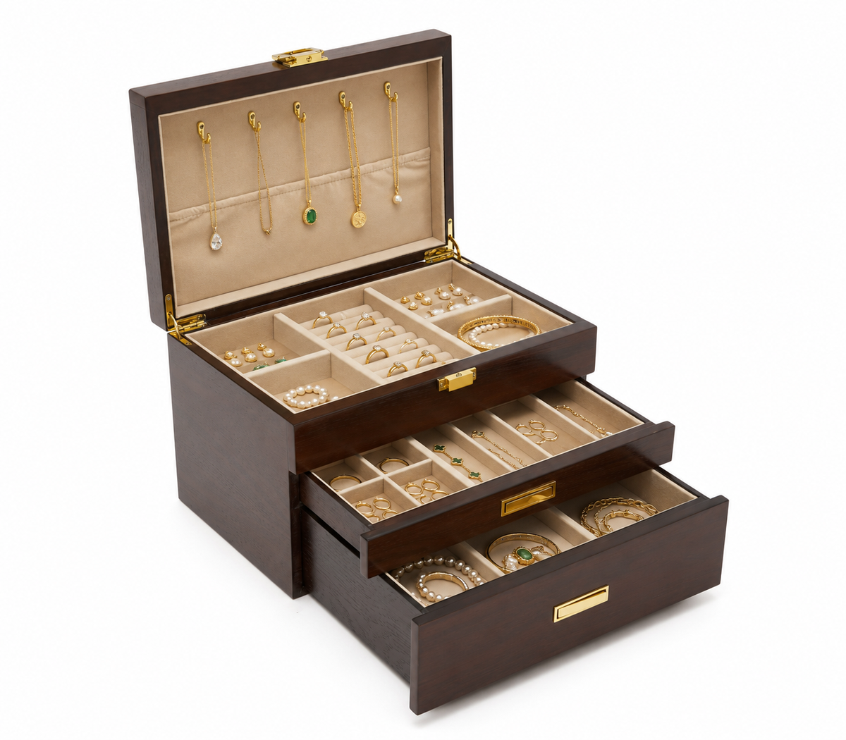 Boîte à bijoux en bois - L’Écrin Heritage