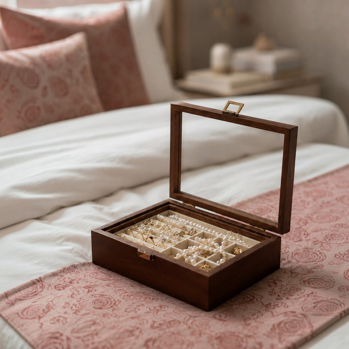 Boîte à bijoux en bois - L’Écrin Aurélia